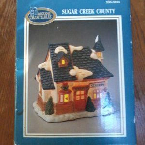 Dickens Collectables Sugar Creek County house vintage 1994